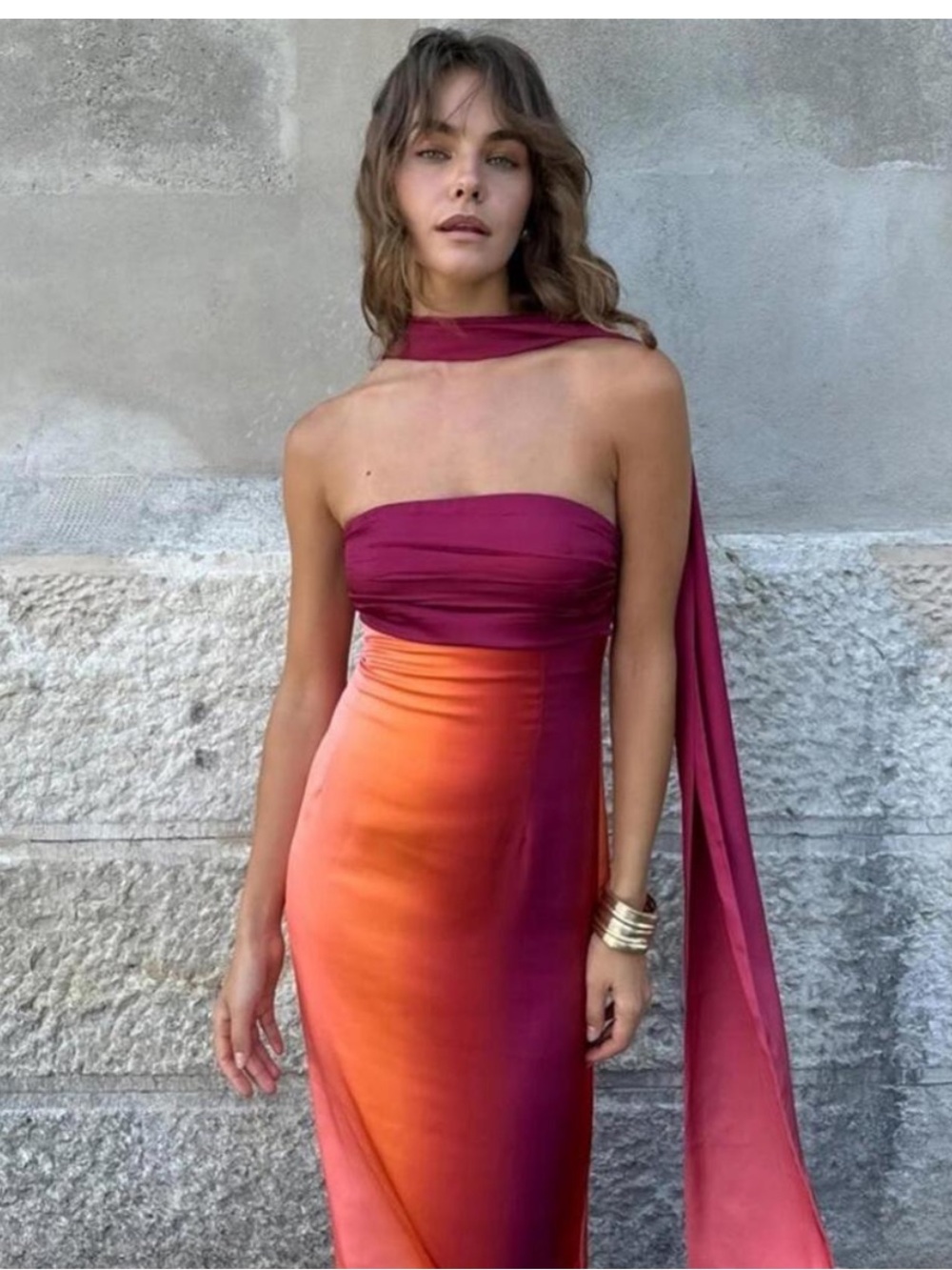 Yllw the Label Ombré dress